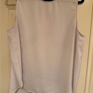 Banana Republic White Sleeveless Blouse